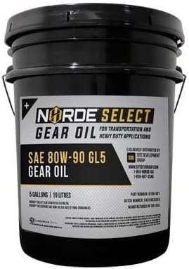 NORDE Select Gear Oil for Transportation & Heavy Duty Applications, SAE 80W-90 (5 Gallon Pail)