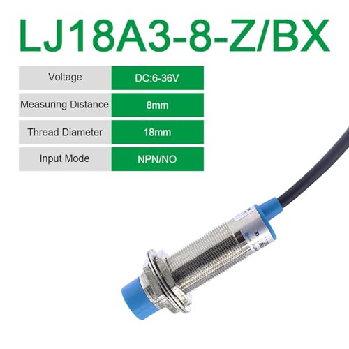 Capteur de proximité inductif LJ18A3 DC 6-36V commutateur M18