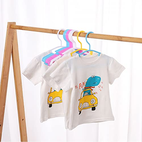 Baby Hangers 120 Pack Clothes Hangers Colorful Plastic Hangers Small Coat Hangers For Kids,Infant,Nursery,Toddler #TOP4