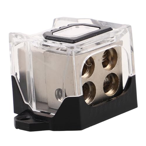 HEALLILY Car Audio Amplifier Splitter Power Distribution Block Ground Distribution Block for Vehicles