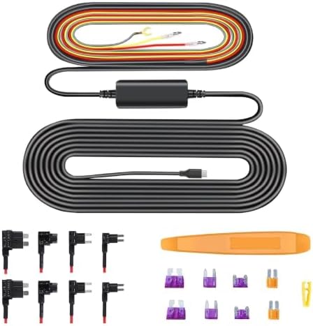 Dash Cam Hardwire Kit with Type-C Port for Q1, 3 Lead Hardwire kit for 24Hr Parking Monitoring Kit with Low Voltage Protection image 5