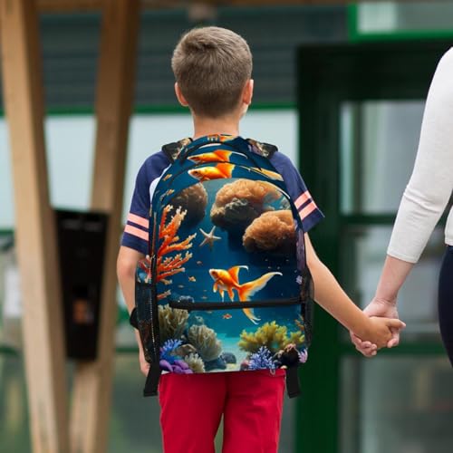 Sac à dos daypack poisson rouge résistant pour ne plus manquer d'espace