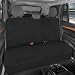 BDK BDSC-278 AllProtect Waterproof Neoprene Rear Bench Seat Cover for Car SUV Truck - Quick Install - Heavy Duty Universal Fit - for Work, Utility, Kids, Pets & Vehicle Protection (Solid Black)