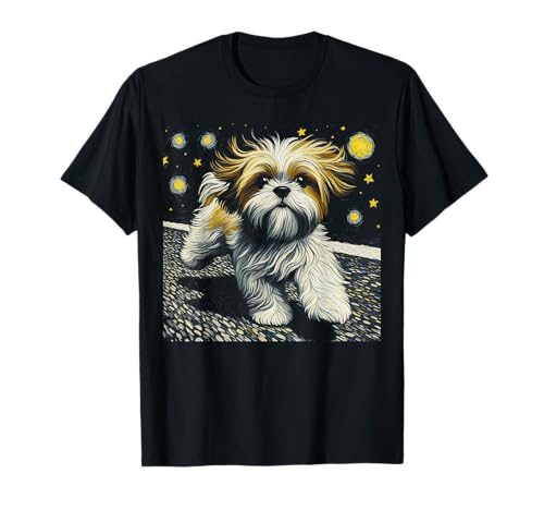 Shih Tzu Caminando para los amantes de los perros Shih Tzu Camiseta