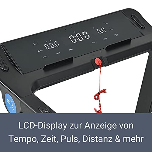 ArtSport Speedrunner SR1418 Loopband, inklapbaar, 14 km/u en 12 programma's, lcd-display, elektrische hometrainer, 110 kg belastbaar, fitnessapparaat 1,77 pk - Afbeelding 6