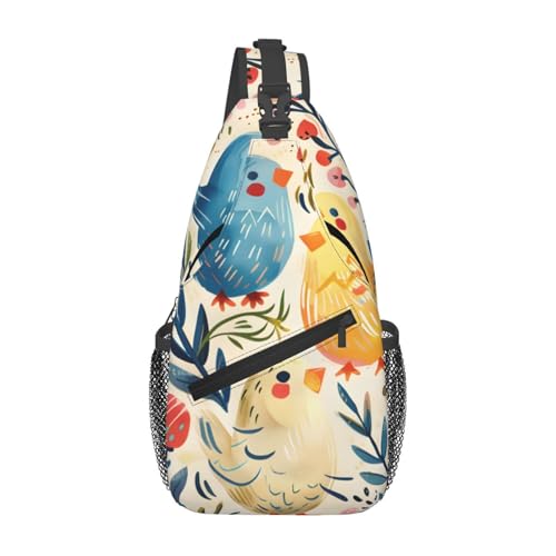 Bolso bandolera con diseño de gallo para mujer y hombre