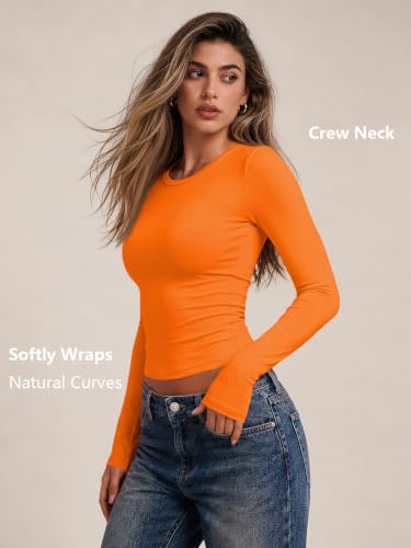 Image of Trendy Queen Womens Long Sleeve T Shirts Fall Fashion Basic Y2K Tops 2026