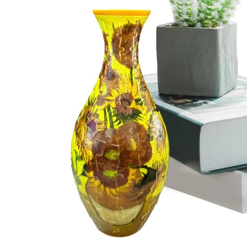Vase puzzle décoratif pour table de salon et chambre - 2