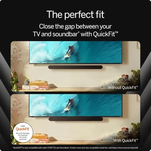 Vizio SV510M-0806B-RB 33" Dolby Atmos 5.1 Ch Soundbar System with Dolby Atmos and DTS:X, Black - Certified Refurbished