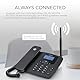 Motorola Voice – FW410L 4G-Festnetztelefon, WLAN-Hotspot, SIM-Karte, Akku-Backup, Freisprecheinrichtung, Quadband-GSM, Anrufweiterleitung