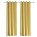 Produktbild WOLTU VH5866gb-2, 2er Set Gardinen Vorhang Blickdicht mit Ösen, Leichte & weiche Verdunklungsvorhänge für Wohnzimmer Kinderzimmer Schlafzimmer 135x225 cm Gelb