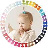 MiDoDo Baby Mädchen Haarschleifen 20 Farben 40 Stück Babybügen Haarstifte Kleine 1,37" Haarbögen Alligator Clips für Mädchen Säuglinge Kleinkinder
