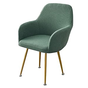 Keukenstoel Kussenovertrekken Stoelhoezen Eetkamerarmsteun Stoelhoes Stoelbeschermer Gebogen Accent Computerkrukken Hoes Jacquard Bruiloft Wing Back Stoelhoes Afneembaar Wasbaar