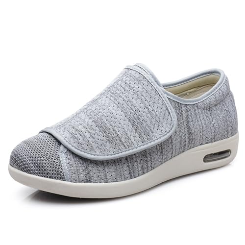 Zapatos cómodos y livianos para diabéticos para hombres, más zapatos para diabéticos que ensanchan fertilizantes para mujeres, para edema diabético, fascitis plantar,juanetes,artritis,pies hinchados(L