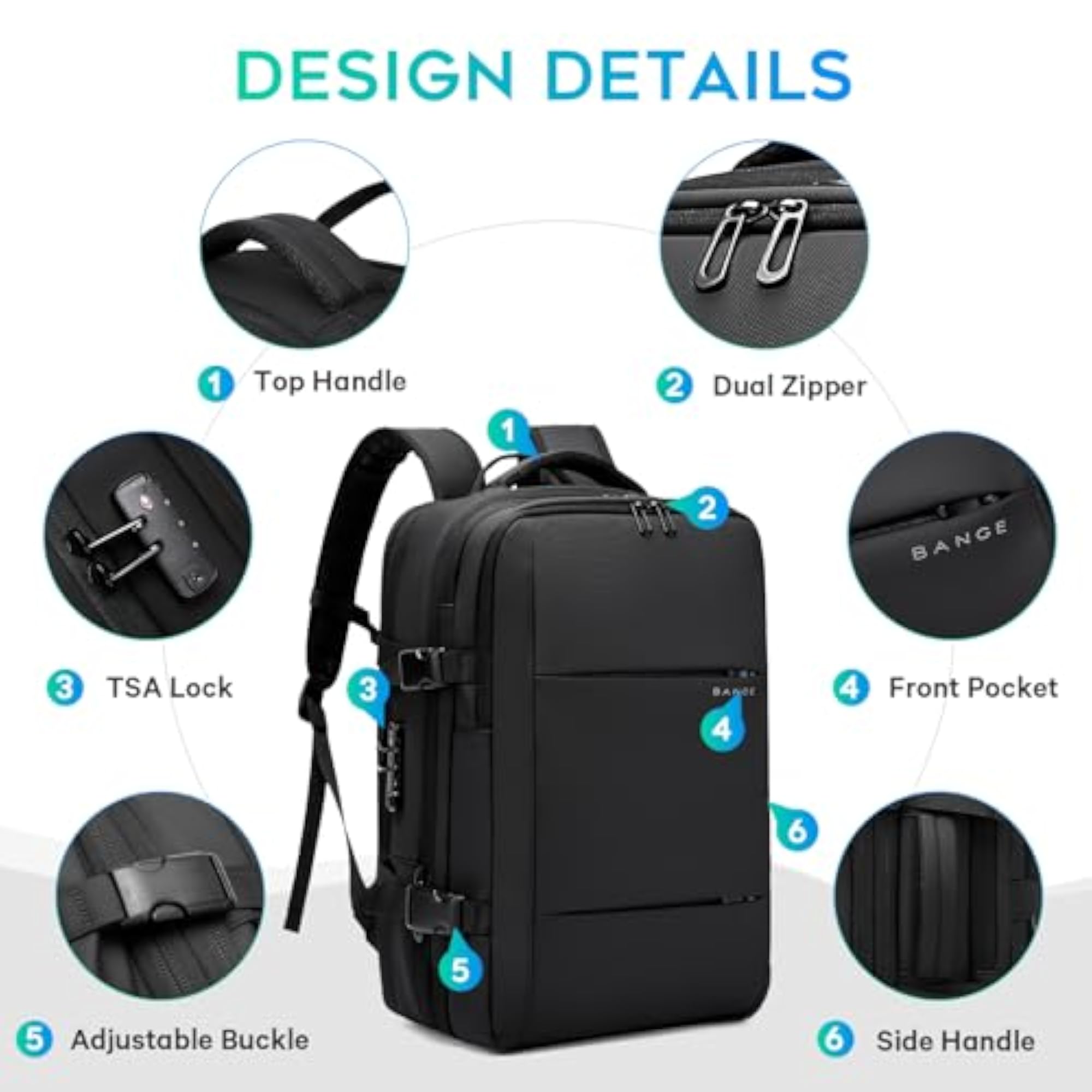 Air Vacuum Backpack, Lightweight Travel Pack