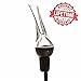 BlizeTec 2-in-1 Wine Aerator Pourer with Decanter Spout, Reusable Wine Stoppers and Exclusive Food Pairing Guide Included