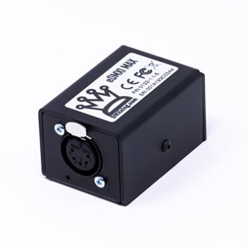 Adaptateur Ethernet ArtNet sACN eDMX1 MAX boîtier de conversion DMX 5 broches universel