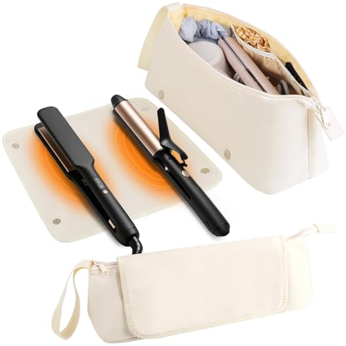 Bolsa organizadora para herramientas de cabello portátil miniatura 1