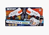 X-Shot Excel Double Reflex 6 Foam Dart Blaster Combo Pack (16 Darts 6 Cans) by Zuru