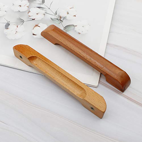 Pxyelec 6.3 Inch Wood Handle Wooden Pull Cabinet Drawer Cupboard Handles Pulls With Screws, Pack Of 10 #TOP5