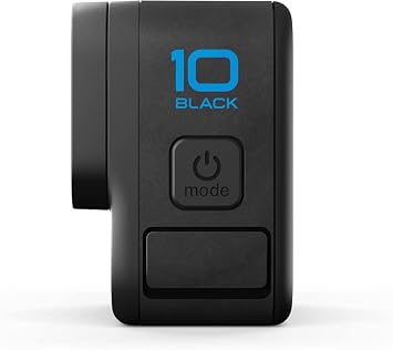 GoPro HERO10 (Hero 10) Black - Waterproof Action Camera with Front LCD and Touch Rear Screens, GP2 Engine, 5K HD Video, 23MP Photos, Live Streaming, + 64GB Extreme Pro Card and Extra Battery