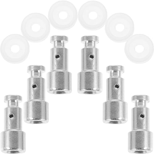 IMIKEYA Repuestos para Ollas a Presión Eléctricas, Set de 6 Válvulas de Flotador Diseño Duradero y Superficie Lisa para Limpieza Sencilla Cocinas Profesionales