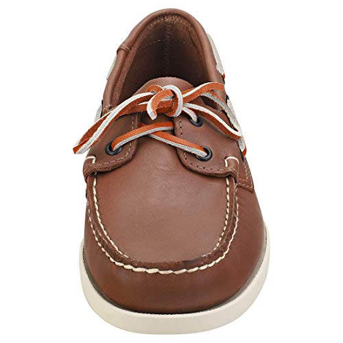 Sebago Men's Brown Boat Shoes, Size 12