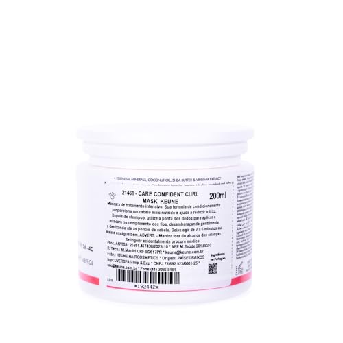 KEUNE Care Confident Curl Mask 200 ml, white, 200 ml (Lot de 1) - Image 3