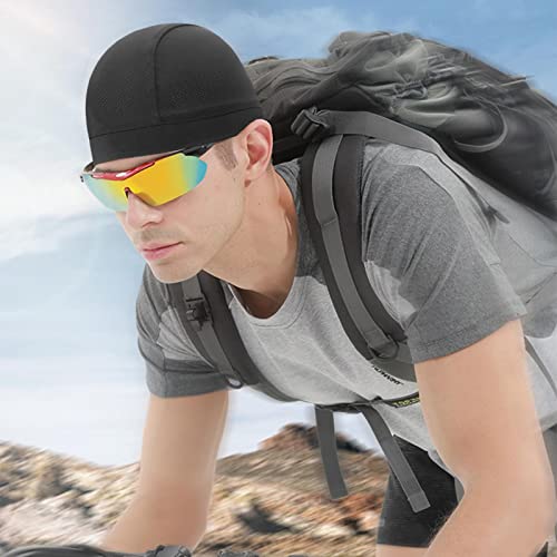 PUCHEN sous Les Casque sécurité - Cooling Mesh Skull Hat Doublure Bonnet - Cooling Hard Hat Liners Sweat Absorber Beanie Hat pour Femmes et Hommes, Accessoires Cyclisme – vue 2