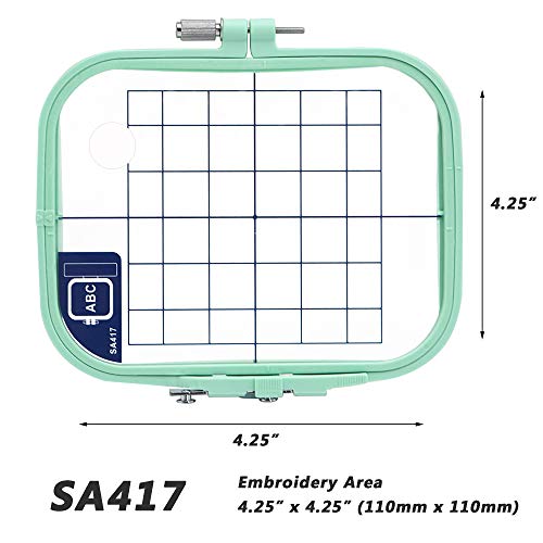 Image of Sew Tech SA417 Embroidery Hoop for Brother PE200 PE190D PE180 PE180D PE170D PE150 PE150V PE100 Baby Lock Accent EM1 EM2 etc. Sewing and Embroidery Machine Hoop