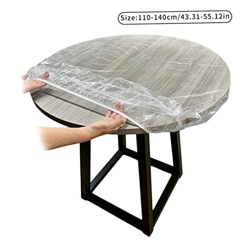 Couverture de table transparente à élastique pour repas de famille en extérieur - 4