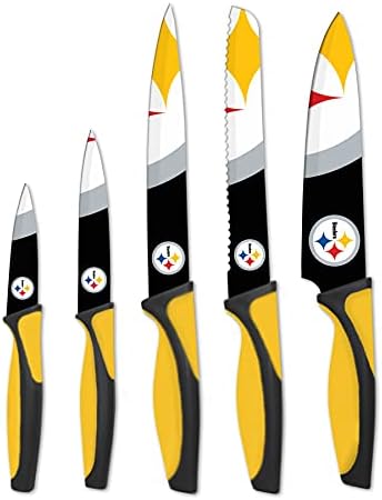 sportsvault NFL Pittsburgh Steelers Kitchen Knives
