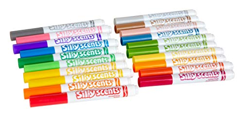 Crayola Silly Scents Sweet & Stinky Scented Markers, 20Count, Washable Markers, Gift for Kids, Age 3