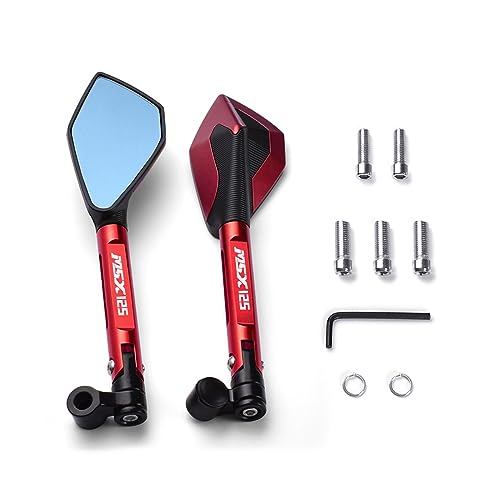 I[goC݂o[XTCh~[oCNobN~[ANZT[ ɓK Op MSX125 MSX 125 ABS 2019 2020 2021(Red)