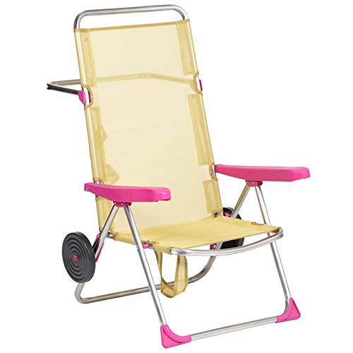Alco Silla Playa Alta-Fibreline-Aluminio con Rueda 670Alfrd-0449