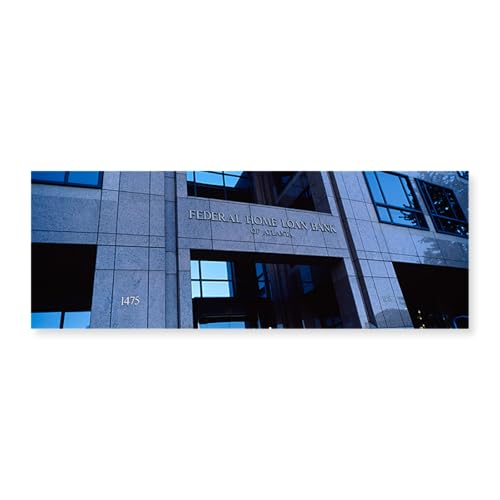 Facade of a bank building, Federal Home Loan Bank, Atlanta, Fulton County, Georgia, USA by Greg Nelson, Landscape Photo Print, Building, Unframed 30x10