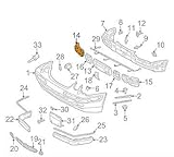  GTV INVESTMENTS MB E W210 Stoßstange vorne rechts außen Stoßstange Schaumstoff A2108856037 Neu Original