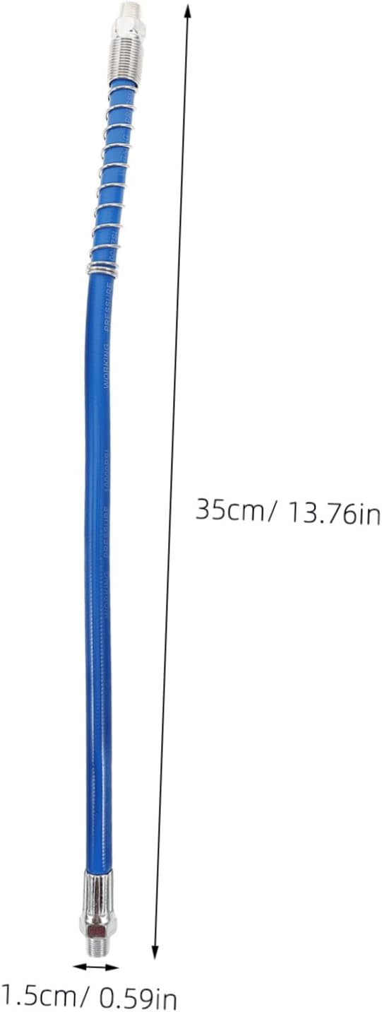 Gatuida Heavy Duty Replacement Hose for Grease Gun Non-slip Coil Spring Pipe Industrial Automotive Application
