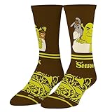 esel drachenbaby shrek  Coole Socken für Herren, lustige Grafik, Shrek Movie, Erwachsene, Größe 42-46, Shrek & Esel, Large