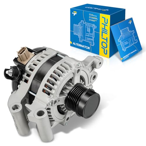 Image of PHILTOP New 11666N Alternator Compatible with Ford 2014-2020 Fusion 1.5T, 2013-2014 Fusion 1.6T, 150A Automotive Alternator