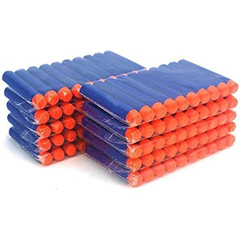 COSORO 7.2cm Refill Foam Bullet Darts for Nerf N-strike Elite Series Blasters Kid Toy Gun (100PCS Blue) Cover