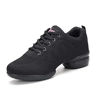Split Sole Athletic Schuhe Trainer leichte Jazz Fersenschuhe Training Tanzsneaker Atmungsaktiv Laufschuhe Leichte Schuhe Black 40 – Ansicht 1