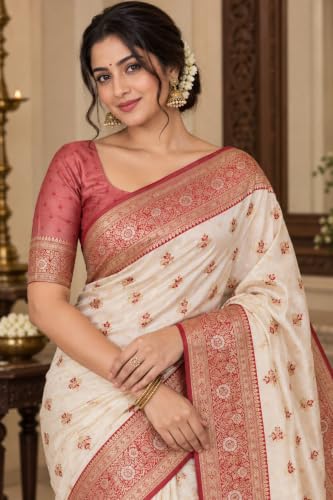 Anika Saree red kanjivaram silk saree – image 4