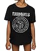 Ramones Girls Distressed Seal T-Shirt 7-8 Years Black #2