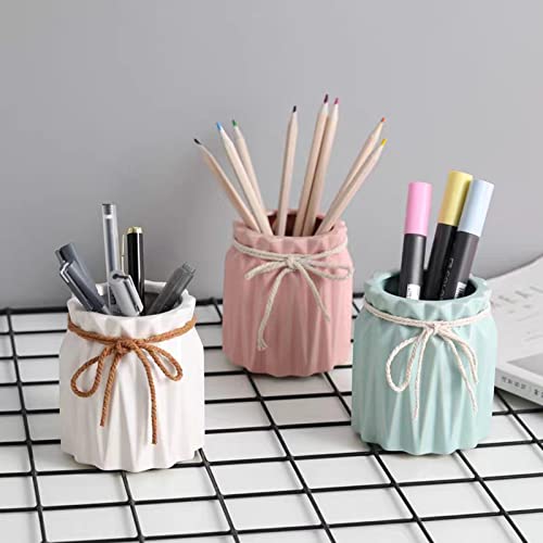 Dried Flowers Vase Concrete Flower Pot Silicone Mold Succulent Plants Cement Plaster Clay Mold Candle Jar/Pen Container/Makeup Brush Storage Mould by Anktily - Image 6