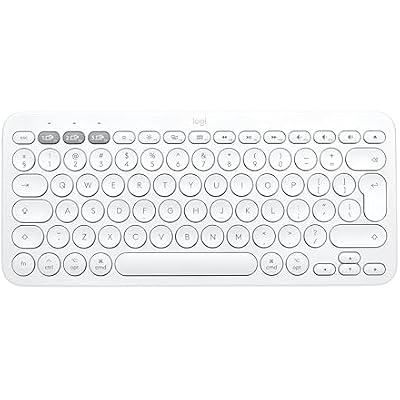 Logitech K380 Multi-Device Bluetooth Keyboard for Mac, Off White