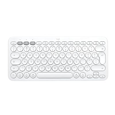 Logitech K380 Multi-Device Bluetooth Keyboard for Mac, Off White