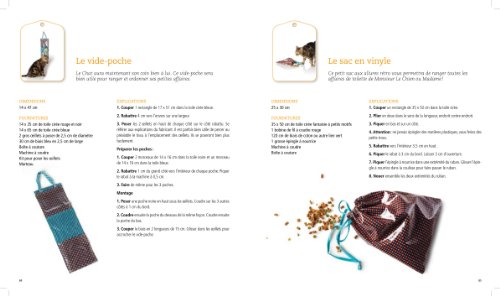 Accessoires pour chiens et chats: 40 modèles