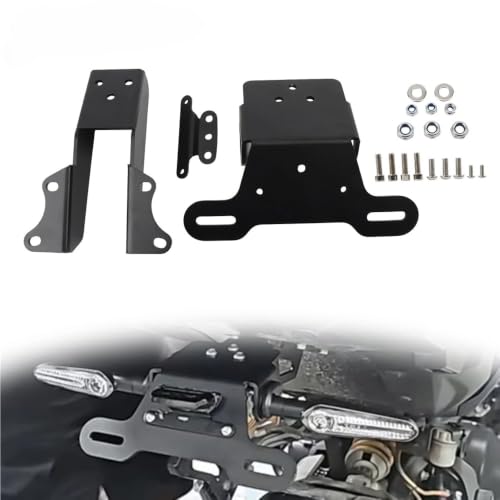 Support plaque immatriculation moto arrière bien rangée Tracer 7 GT - 2