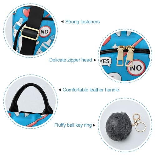 Mochila antirrobo para mujer con dibujos animados para viaje y senderismo seguro 6